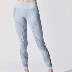 Carbon 38 Nux Light Blue Mesh Legging